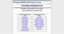 Desktop Screenshot of free-ebay-templates.co.uk