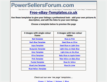 Tablet Screenshot of free-ebay-templates.co.uk